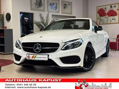 Brugt Mercedes C300 AMG 245 HK (180 kW) 2018 Hvid Cabriolet