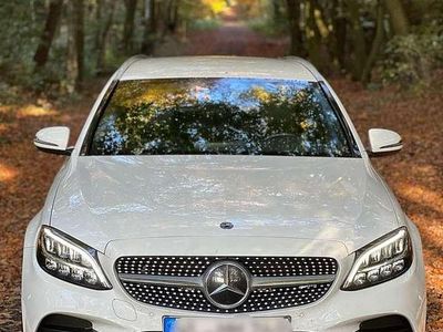 Gebraucht Mercedes C300 AMG line 258 PS (189 kW) 2019 Weiß Kombi