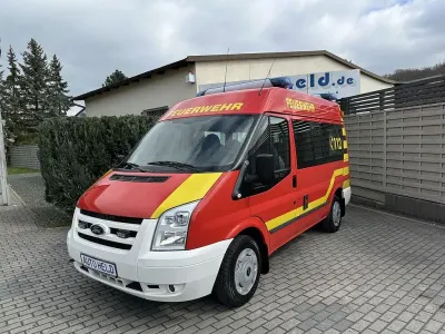 Gebraucht Ford Transit 116 PS (85 kW) 2010 Rot Van / Kleinbus