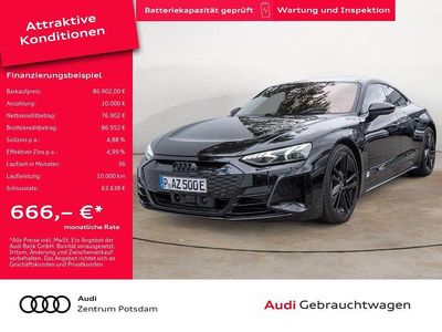 Schwarz Gebraucht 2022 Audi e-tron GT quattro Sport Limousine | 86.902 €