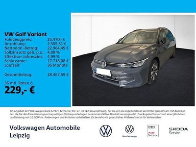 Gebraucht VW Golf VIII Goal 116 PS (85 kW) 2025 Grau Kombi