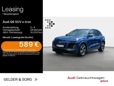 Gebraucht Audi Q6 e-tron S-Line 225 kW (306 PS) 2025 Ascariblau metallic SUV