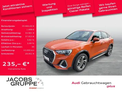 Gebraucht Audi Q3 Sportback S-Line 150 PS (110 kW) 2025 Orange SUV