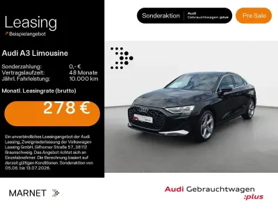 Używany Audi A3 Advanced Plus 150 KM (110 kW) 2025 Czarny Sedan/Limuzyna