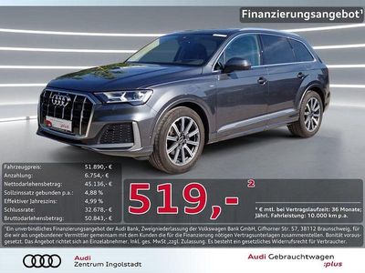 Daytonagrau perleffekt Gebraucht 2022 Audi Q7 S-Line SUV | 51.890 €