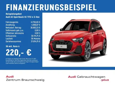 Gebraucht Audi A3 S-Line 177 PS (130 kW) 2025 Rot Limousine