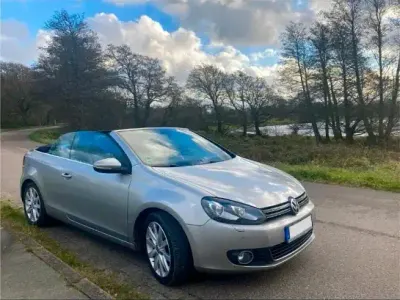 Gebraucht VW Golf Cabriolet 105 PS (77 kW) 2012 Silber Cabrio