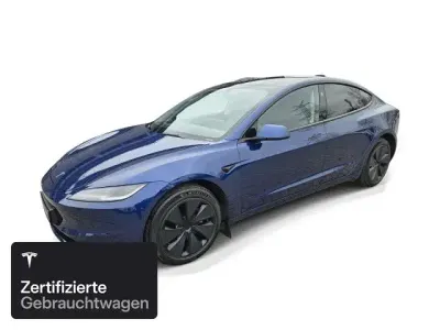 Begagnad Tesla Model 3 Long Range AWD 366 kW (498 HK) 2025 Blå Sedan
