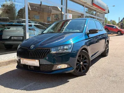 Gebraucht Skoda Fabia Style 95 PS (69 kW) 2021 Lavablau metallic Kleinwagen
