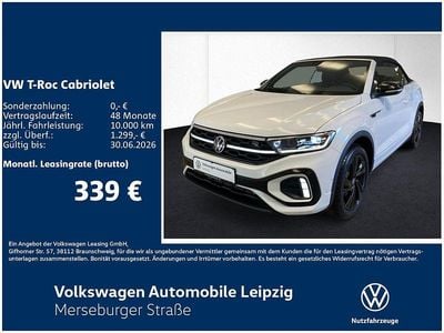 Neu VW T-Roc Cabriolet R-line 150 PS (110 kW) 2025 Weiß Cabrio