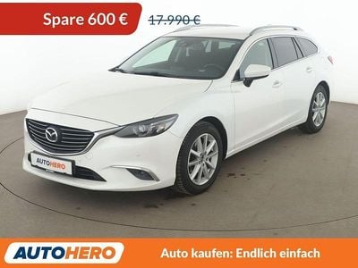 Weiß Gebraucht 2016 Mazda 6 Sports-Line Kombi | 17.390 € (Fairer Preis)