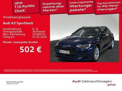 Gebraucht Audi A3 Ambiente 150 PS (110 kW) 2025 Navarrablau metallic Limousine