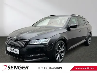 Brugt Skoda Superb SportLine 218 HK (160 kW) 2022 Sort Stationcar