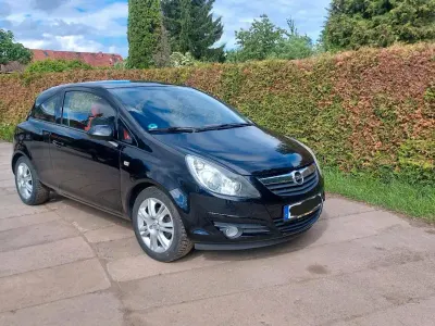 Gebraucht Opel Corsa 90 PS (66 kW) 2008 Schwarz Kleinwagen