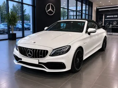 Gebraucht Mercedes C63S AMG AMG 510 PS (375 kW) 2019 Weiß Cabrio