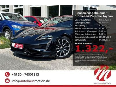 Usata Porsche Taycan Turbo Chrono 500 kW (680 CV) 2022 Nero Berlina