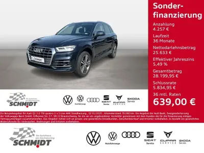 Gebraucht Audi Q5 Design 163 PS (119 kW) 2020 Mondscheinblau metallic SUV
