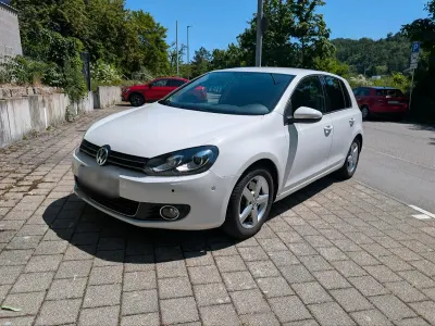 Gebraucht VW Golf VI Highline 160 PS (117 kW) 2009 Weiß Kleinwagen