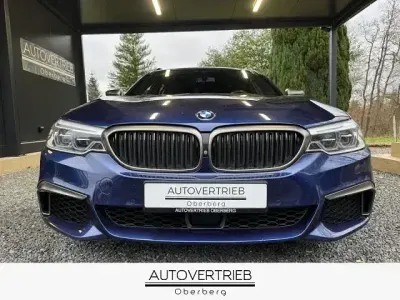 Brugt BMW M550 Performance 400 HK (294 kW) 2018 Blå Sedan