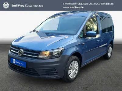 Gebraucht VW Caddy Trendline 102 PS (75 kW) 2018 Acapulcoblau metallic Van / Kleinbus