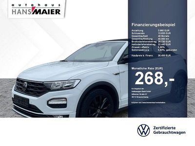 Gebraucht VW T-Roc Cabriolet R-line 150 PS (110 kW) 2022 Pure white Cabrio