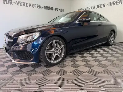 Gebraucht Mercedes C300 AMG line 245 PS (180 kW) 2018 Blau Coupé