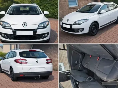 Brugt Renault Mégane Initiale Paris 110 HK (80 kW) 2014 Hvid Sedan