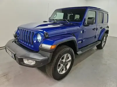 Gebraucht Jeep Wrangler Unlimited Sahara 200 PS (147 kW) 2020 Ocean blue c/c SUV
