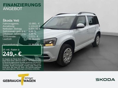 Weiß Gebraucht 2016 Skoda Yeti Active SUV | 10.980 € (Fairer Preis)
