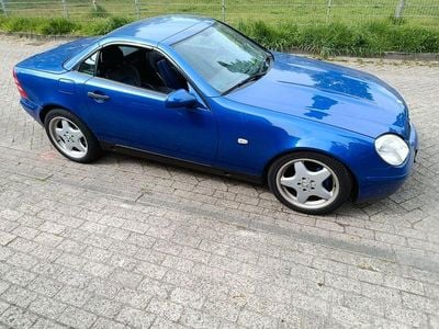 Brugt Mercedes SLK200 AMG 136 HK (100 kW) 1999 Blå Cabriolet