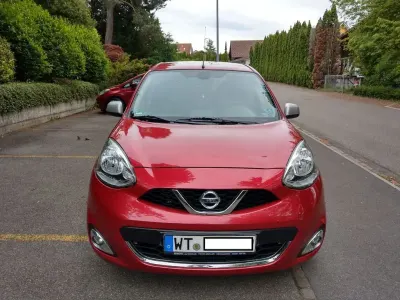 Used Nissan Micra N-TEC 80 HP (58 kW) 2016 Red Hatchback