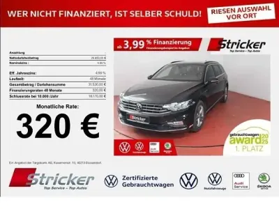 Gebraucht VW Passat R-line 190 PS (139 kW) 2020 Deep black perleffekt (metallic) Kombi