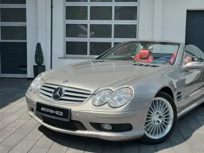 Gebraucht Mercedes SL55 AMG AMG 500 PS (367 kW) 2005 Silber Cabrio