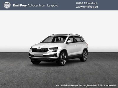Gebraucht Skoda Karoq Ambition 150 PS (110 kW) 2023 Moon white metallic SUV