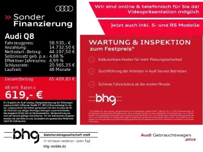 Gebraucht Audi Q8 S-Line 340 PS (250 kW) 2023 Grau SUV