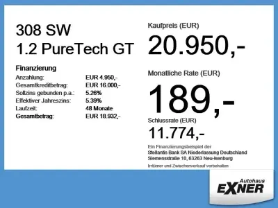 Gebraucht Peugeot 308 SW GT 2024 Weiss Kombi