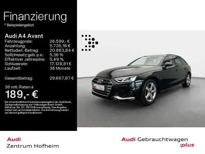 Gebraucht Audi A4 Advanced 150 PS (110 kW) 2024 Mythosschwarz metallic Kombi