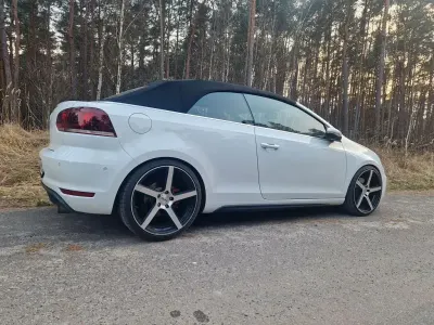 Gebraucht VW Golf Cabriolet GTI 211 PS (155 kW) 2012 Weiß Cabrio