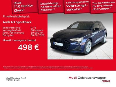 Usata Audi A3 S-Line 150 CV (110 kW) 2026 Blu Berlina