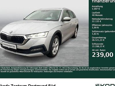 Usata Skoda Octavia Scout 4x4 150 CV (110 kW) 2022 Argento Station wagon