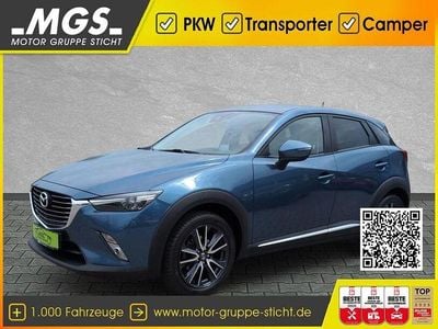 Turmaloinblau metall Gebraucht 2017 Mazda CX-3 Sports-Line SUV | 13.450 € (Fairer Preis)