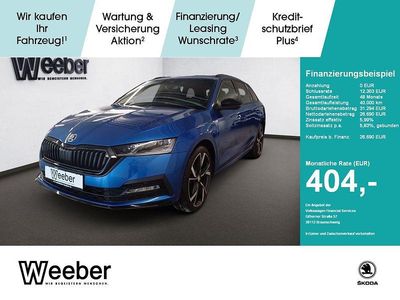 Raceblau (metallic) Gebraucht 2022 Skoda Octavia SportLine Kombi | 26.690 € (Etwas zu teuer)