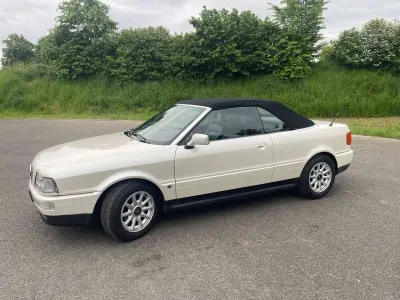 Gebraucht Audi Cabriolet 133 PS (97 kW) 1992 Weiß Cabrio