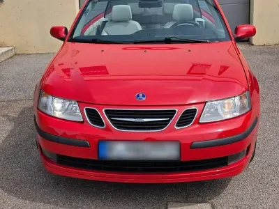 Gebraucht Saab 9-3 Cabriolet Vector 150 PS (110 kW) 2006 Rot Cabrio