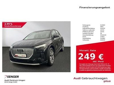 Gebraucht Audi Q4 e-tron Advanced 150 kW (204 PS) 2023 Mythosschwarz metallic SUV