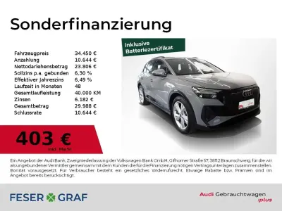 Gebraucht Audi Q4 e-tron S-Line 150 kW (204 PS) 2023 Kieselgrau SUV