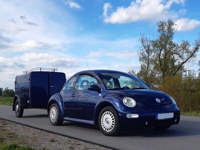 gebraucht VW Beetle mit Anhänger für Camping, Festival, Party oder Handwerk
