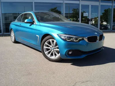 Gebraucht BMW 420 Sport Line 184 PS (135 kW) 2017 Snapperrocksblue Cabrio