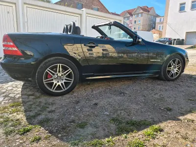 Gebraucht Mercedes SLK200 163 PS (119 kW) 2001 Schwarz Cabrio