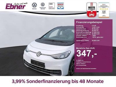 Gebraucht VW ID.3 Style 150 kW (204 PS) 2023 Gletscherweiß metallic/schwarz Kleinwagen